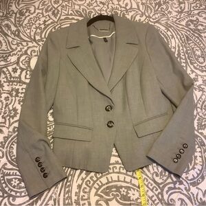 White House Black Market Classic Gray Blazer